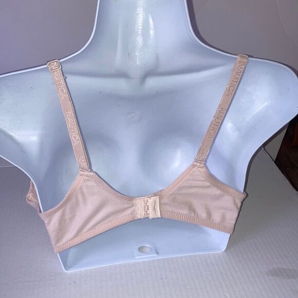 NAUTICA Intimates Nude Cream Lightly Padded Bra Womens 36B Style 6394-49 - Picture 7 of 11